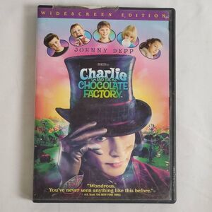 Charlie and the Chocolate Factory DVD (2005) Widescreen Johnny Depp Tim Burton